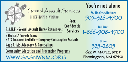 Sexual Assault Services of Northwest NM