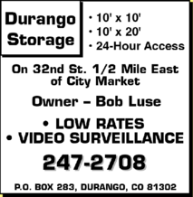 Durango Storage