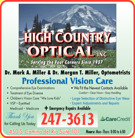High Country Optical Inc