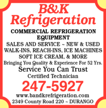 B & K Refrigeration Inc