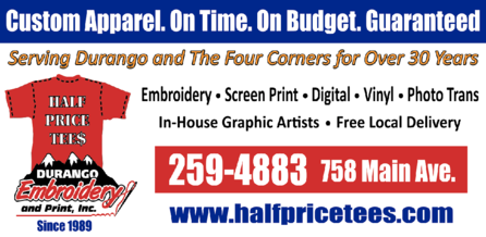 Half Price Tees & Durango Embroidery & Print