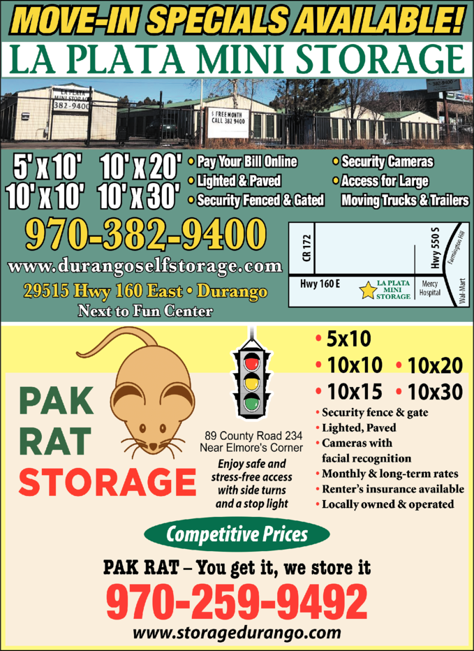 Pak Rat Storage