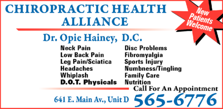 Chiropractic Health Alliance