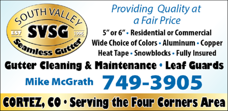 South Valley Seamless Gutter