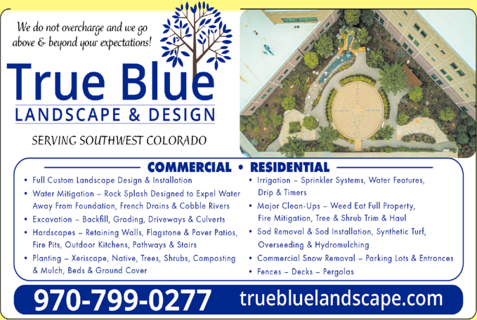 A True Blue Landscape & Design CO