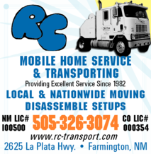 A-R C Mobile Home Service & Transporting