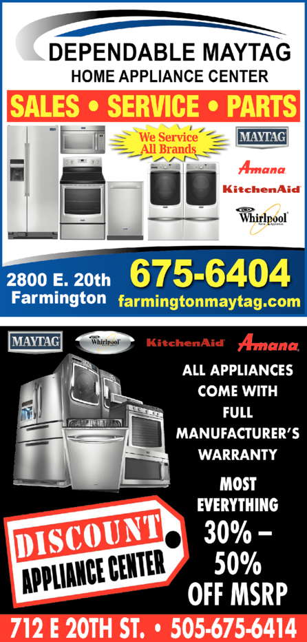 Dependable Maytag Home Appliance Center