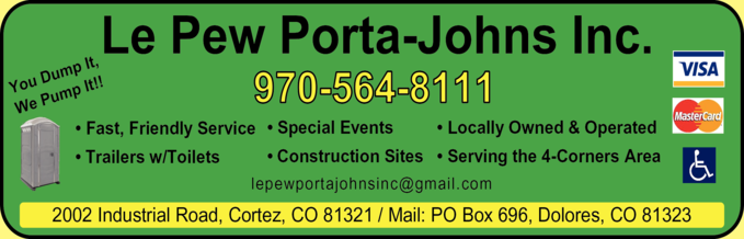 Le Pew Porta-Johns Inc