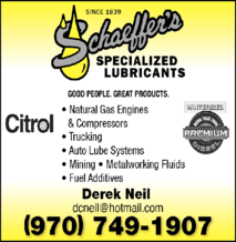 Schaeffer Specialized Lubricants - Derek Neil