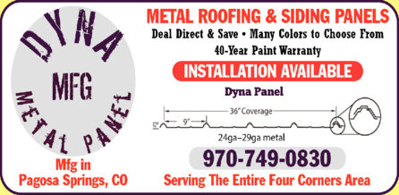 Dyna Mfg - Metal Panels