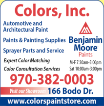 Colors Inc/Paint Sprayer Equipment Repair
