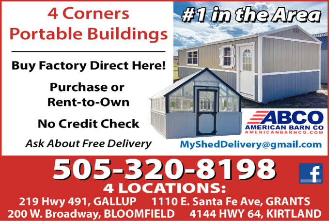 4 Corners Portable Buildings