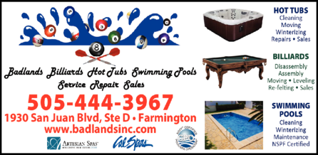 Badlands Billiards Hot Tubs Swimming Pools