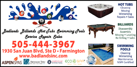 Badlands Billiards Hot Tubs Swimming Pools