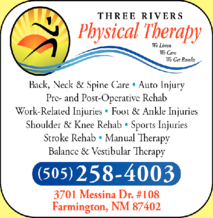 Three Rivers Physical Therapy Inc