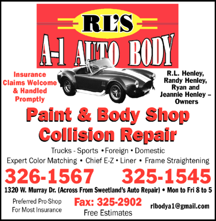 R.L.'s A-1 Auto Body