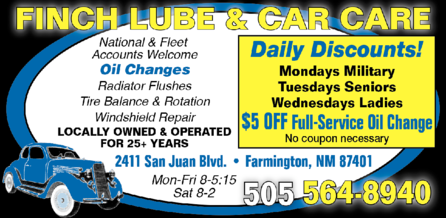 Finch Lube & Car Care