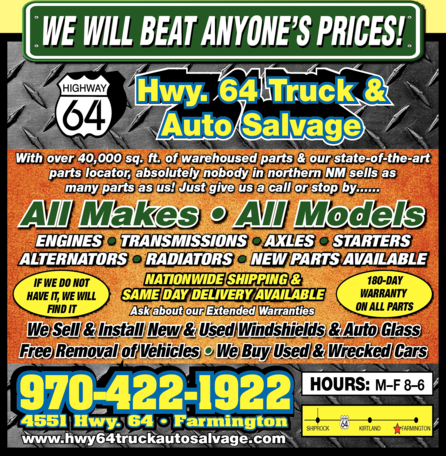 Hwy 64 Truck & Auto Salvage