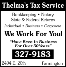 Thelma's Tax Service