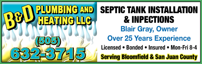 B & D Plumbing And Heating LLC