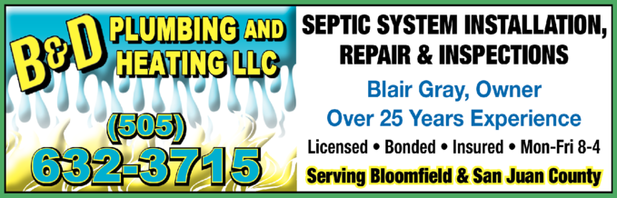 B & D Plumbing And Heating LLC