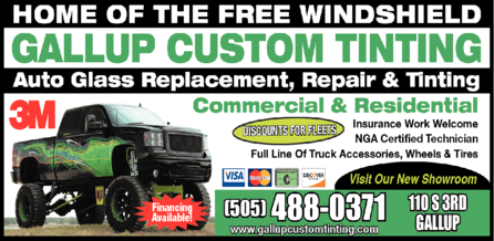 Gallup Custom Tinting