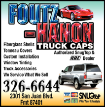 Foutz-Hanon Truck Caps