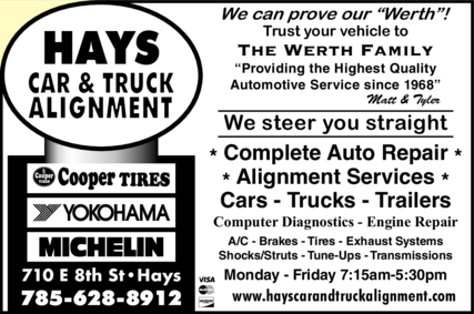 Hays Car & Truck Alignment Inc