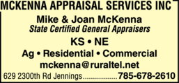McKenna Appraisal Services Inc