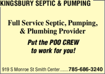 Kingsbury Septic & Pumping