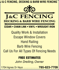 J & C Fencing Decking & Barb Wire Fencing